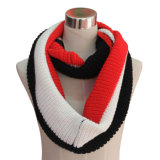 Fashion Lady Acrylic Knitted Infinity Scarf (YKY4196-1)