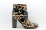 Animal Leather Fashion Sexy High Heels Comfort Women Boots