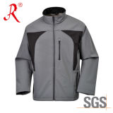 Stand Collar Long Sleeve Men Winter Sports Softshell Jacket (QF-402)