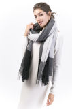 Brcwb-100% Semi-Worsted Cashmere Scarf for Women