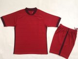 2017-2018 Atletico Burgendy Customized Cheap Football Uniforms
