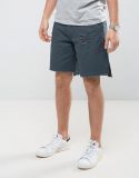 Men's Oversized Shorts with Rip and Repair Details