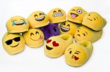 Lovely Custom Emoji Plush Slippers