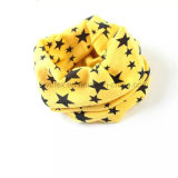 Hot Selling Star Knitted Neck Kids Scarf in 100% Cotton (HP25)