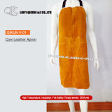 Heat Resistant Fire Safety Thread Sewed Cow Split Leather Welder's Apron