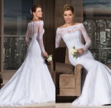 off Shoulder Bridal Wedding Dress Mermaid Lace Wedding Gown W15226