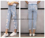 2016 New Women Clothes Casual Ripped Denim Trousers