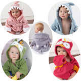 Baby Home Service Cute Cartoon Animal Bathrobe Hooded Baby Towels