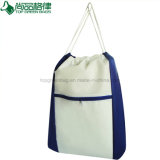 Biodegradable Drawstring Nonwoven Drawstring Sports Bag with Front Pocket