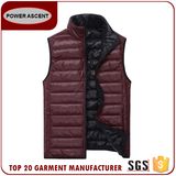 Popular Lightweight Fake Down Reversiable Vest for Man