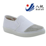 Fashion Slip on Shoes with Diamonds Toe Cap Bf161083
