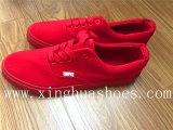 Red Canvas with Fabric Shoes