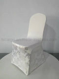 Flower Printed Finished Chair Cover for Restaurant Used (CGCC1706)