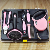 Pet Grooming Tools Kit with Combe Brush Leash Nail Cutters Sets