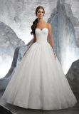 Sweatheart Lace Ivory Bridal Dress Wedding Gown (5617)