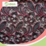 Beautiful Flower Cheap African Red Net Lace Fabrics