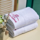 100% Cotton Bordering Bath Towel (QH0095)