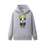 Spring Pullover Gray Blank Breathable Polyester Custom Hoodies
