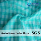 9mm: 25%Silk 75%Cotton Yarn Dyed Checked Fabric for Shirt