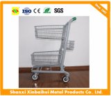 More Capacity Shopping Trolley Three Cabas for Suppermarket
