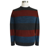 Bm16050 Grey Men's Autumn Long Sleeve Round Neck Pullover Sweater