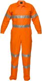 with Custom-Made Logo 100% Cotton Proban Flame Retardant Safety Coverall with Reflective Tape