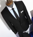 OEM Latest Design High Quality Wool Slim Fit Business Checked Blazer Men's Suit