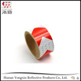 Custom PVC Red Yellow Arrow Honeycomb Reflective Sticker Tape