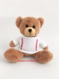 Plush Teddy Bear Cute Plush Teddy Bear with White Ball T-Shirt