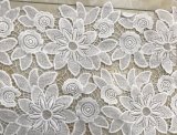 High Quality Embroidery Lace Fabric Polyester Trimming Fancy Melt Polyster Lace for Garments & Home Textiles E20018