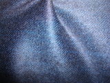 Wool Jersey Knit Denim Fabric