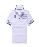 100% Cotton White Golf Pique Polo Shirt
