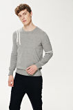 100%Cotton Round Neck Stripe Knit Men Sweater