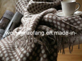 Woven Woolen Pure Merino Wool Blanket Throw (NMQ-WT047)