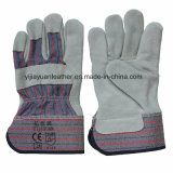 Cow Split Leather Hand Working Gloves with Ce En388