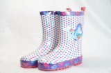 Horse Cute Girl's Rainboots Heart Print Children Rubber Gumboots
