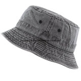 Packable Pigment Washed Cotton Bucket Hat