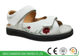 Embroidered Flower Pattern Women Health Sandal Comfort Casual Shoes
