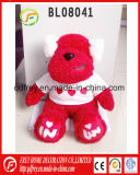 Cute Red Plush Toy Dog with Tshirt