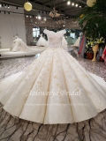 Aolanes Ball Gown Illusion Cap Sleeve Wedding Dress 111018