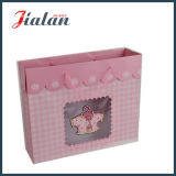 Customize Ivory Paper with Corrugation Decorated Baby Gift Paper Bag