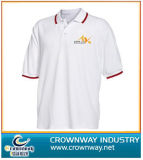 Golf Polo Shirt with Contrast Outline on The Collar
