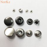 Garment Accessories Four Parts Brass Spring Snap Button for Jackets