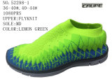 Men & Lady Size Three Color Sport Stock Shoe Flyknit Shoes