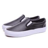 Wholesale Big Size Black/Red Perforate/Non-Perforate Leather Vulcanized Rubber Shoes