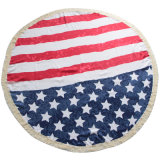 Cheap Polyester Round Beach Towel (sweet printing design)
