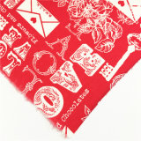 Fashion Red T/C Polyester Cotton Garment Fabric for Dress/Shirt/Skirt/Bag/Shoes