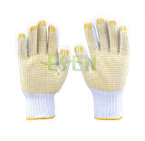 2017 China PVC DOT 100%Cotton Glove, Work Gloves, Cotton Gloves