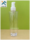 Screen Printing Surface Handling Clear Cosmeitc Body Wash Bottle
