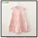Plain Pink Baby Clothes Sleeveless Baby Dress